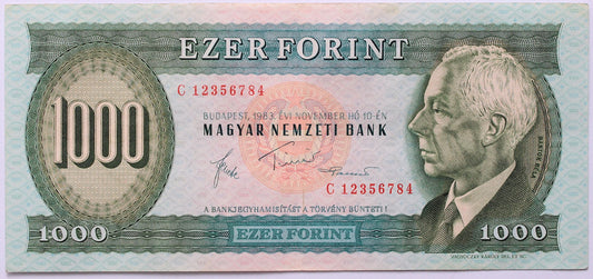 1000 forint 1983 C sorozat