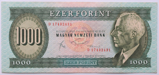 1000 forint 1983 D sorozat