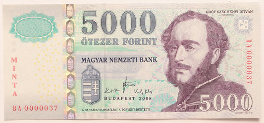 5000 forint 2008 BA MINTA