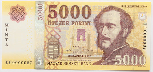 5000 forint 2020 BF MINTA