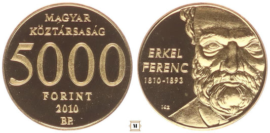 5000 forint Erkel Ferenc 2010 BP