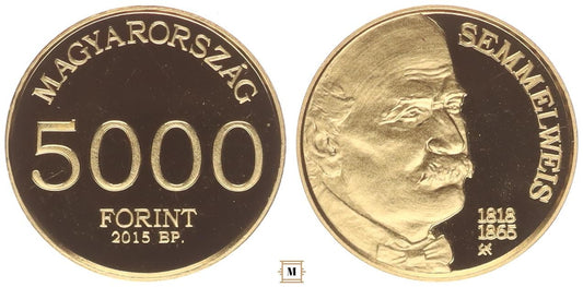 5000 forint Semmelweis 2015 BP