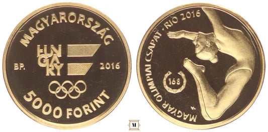 5000 forint XXXI. Nyári Olimpiai Játékok - Rio 2016 BP