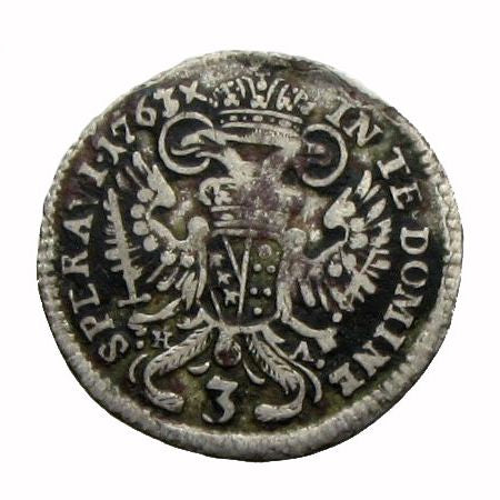 Lotharingiai Ferenc 1763 HA 3 krajcár