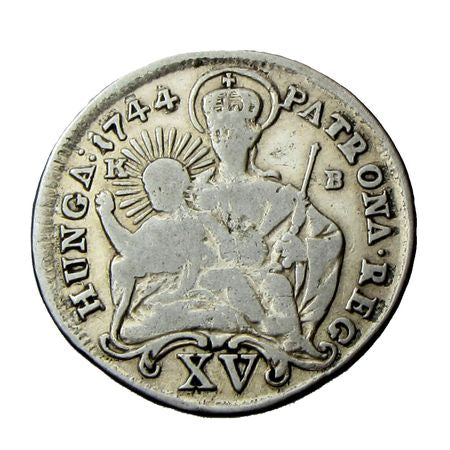 Mária Terézia 1744 KB XV krajcár