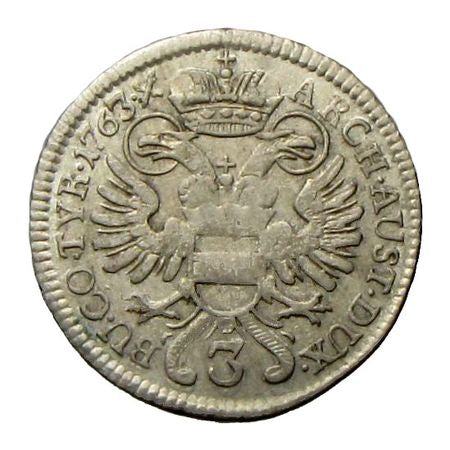 Mária Terézia 1763 3 krajcár