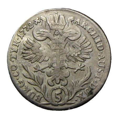 Mária Terézia 1772 SC 5 krajcár