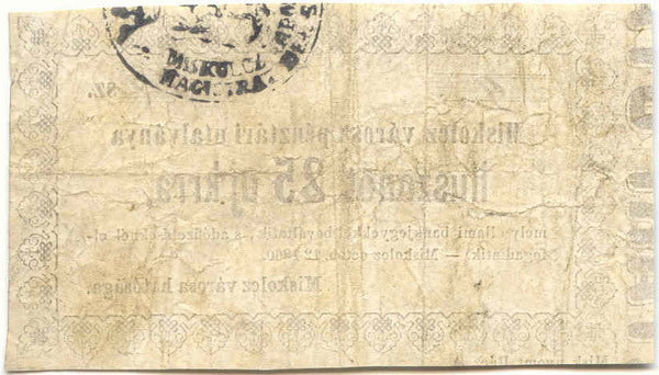 Miskolc 1860 25 krajcár