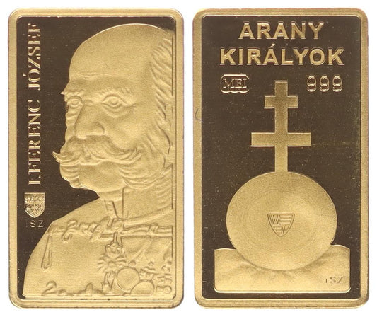Arany Királyok - Ferenc József, Au(.999), 0.5g