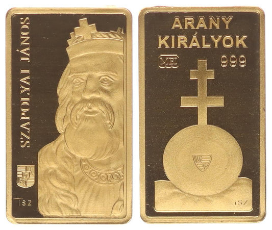 Arany Királyok - Szapolyai János, Au(.999), 0.5g