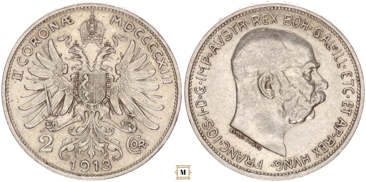 Ausztria 2 corona 1913