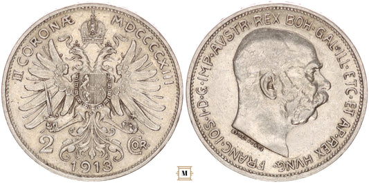 Ausztria 2 corona 1913