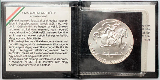Az erdélyi menekültekért ezüstérem 1989
