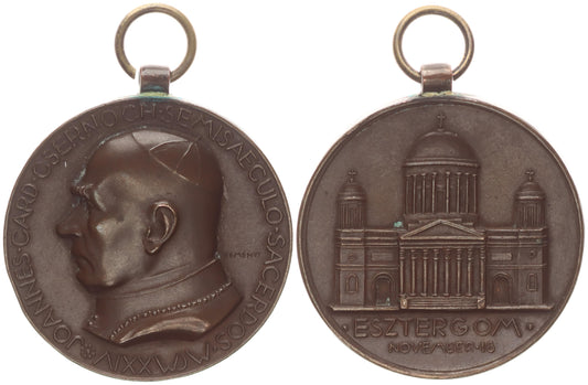 Csernoch János esztergomi érsek érem 1924