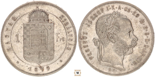 Ferenc József 1 forint 1879 KB