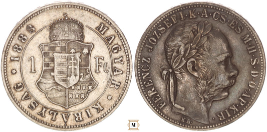 Ferenc József 1 forint 1883 KB
