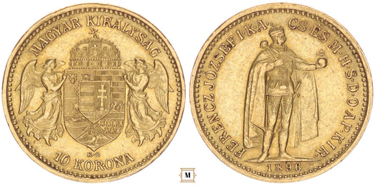 Ferenc József 10 korona 1896 KB R!