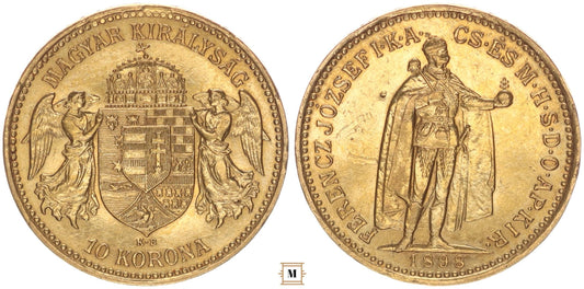 Ferenc József 10 korona 1898 KB