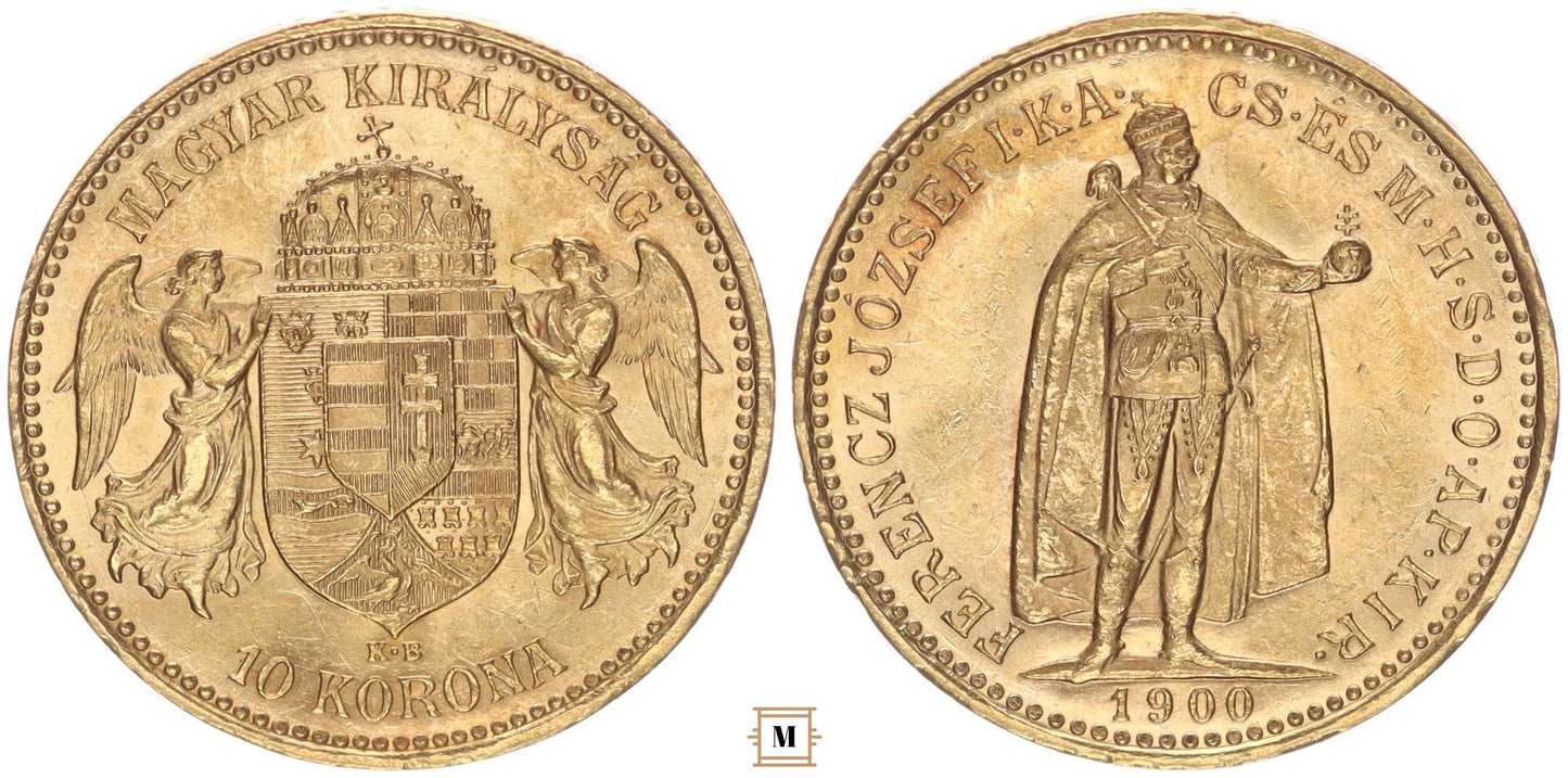 Ferenc József 10 korona 1900 KB