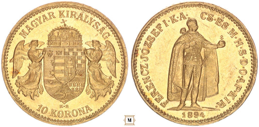 Ferenc József 10 korona 1894 KB
