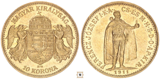 Ferenc József 10 korona 1911 KB