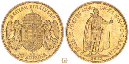 Ferenc József 10 korona 1912 KB