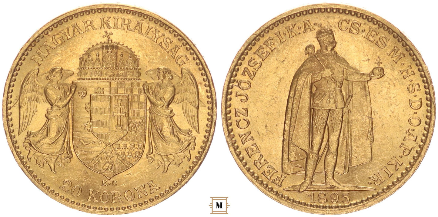 Ferenc József 20 korona 1895 KB