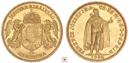 Ferenc József 20 korona 1904 KB