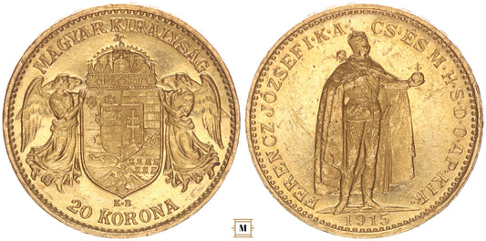 Ferenc József 20 korona 1915 KB