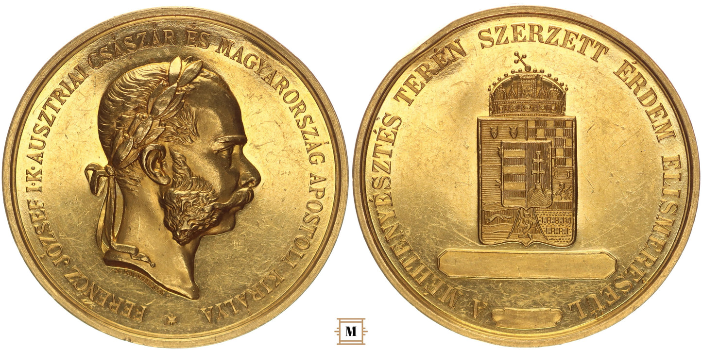 Ferenc József Méhtenyésztés arany érdem érem