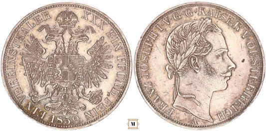 Ferenc József vereinstaler 1859 A
