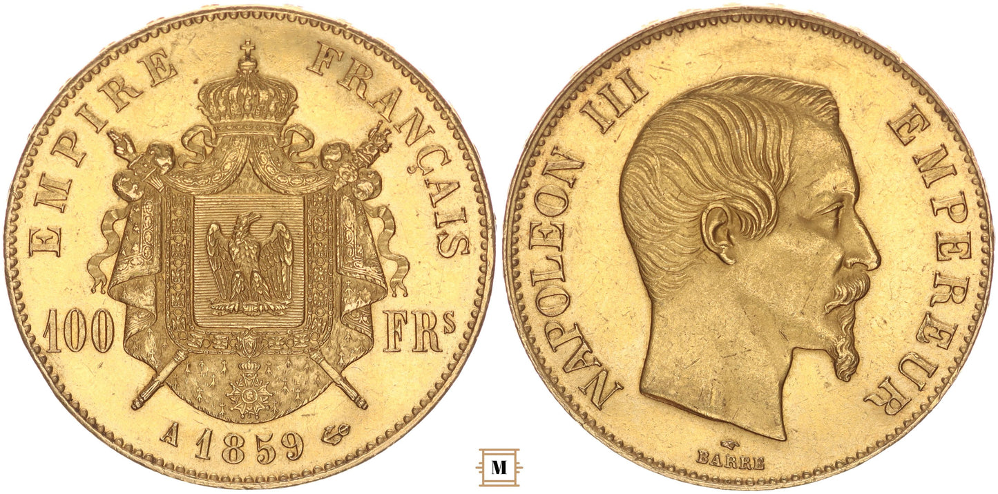 Franciaország 100 francs 1859 A