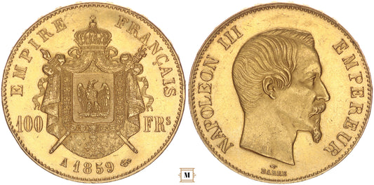 Franciaország 100 francs 1859 A