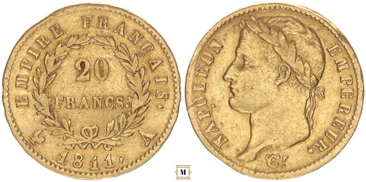 Franciaország 20 francs 1811 A