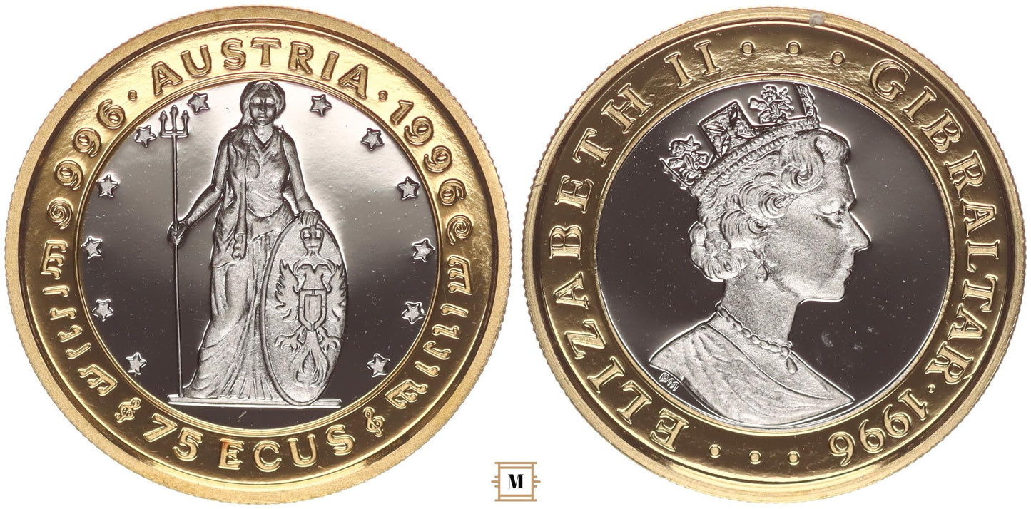 Gibraltár 75 ECU 1996