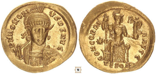 Honorius (393-423) solidus Thessalonica