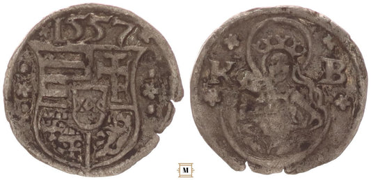 I. Ferdinánd obulus 1557 K-B ÉH 754