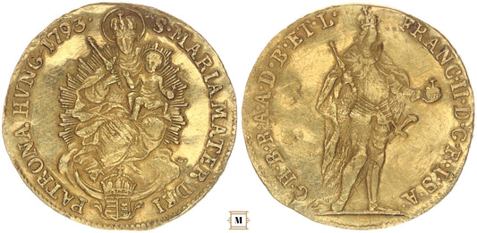 I. Ferenc dukát 1793 B