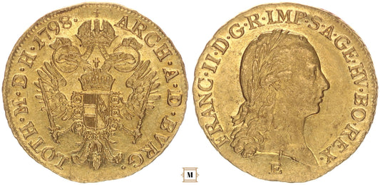 I. Ferenc dukát 1798 E
