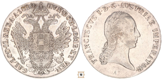 I. Ferenc tallér 1820 A