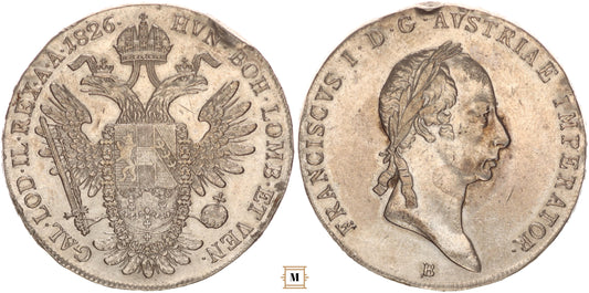 I. Ferenc tallér 1826 B