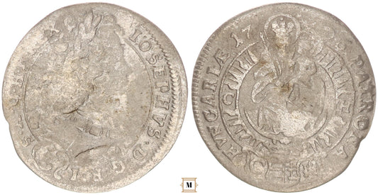 I. József 3 krajcár 1706 CH - Pozsony