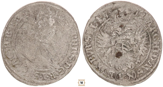 I. József 3 krajcár 1711 FN Breslau