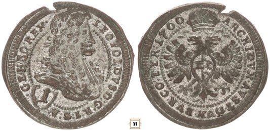 I. Lipót 1 krajcár 1700 Bécs