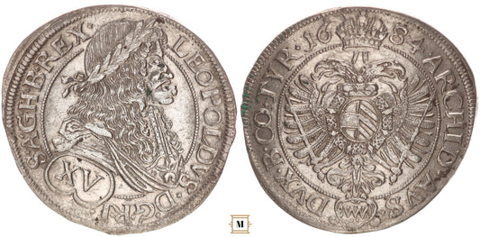 I. Lipót 15 krajcár 1684 MM - Bécs