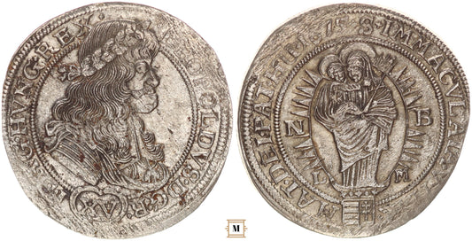 I. Lipót XV krajcár 1675 NB/LM