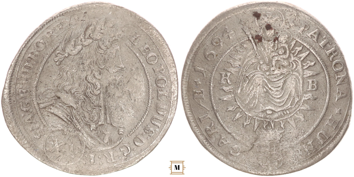 I. Lipót XV krajcár 1694 KB