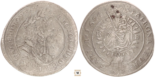 I. Lipót XV krajcár 1694 KB