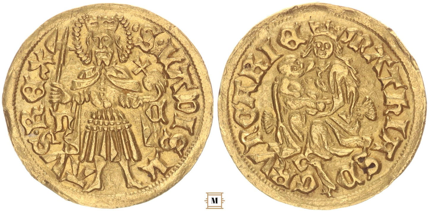 I. Mátyás aranyforint 1470-1474 Nagybánya