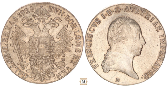 II. Ferenc tallér 1824 B